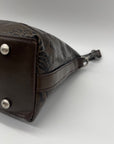 Patricia Nash  Betta Brown Leather Crossbody Bag