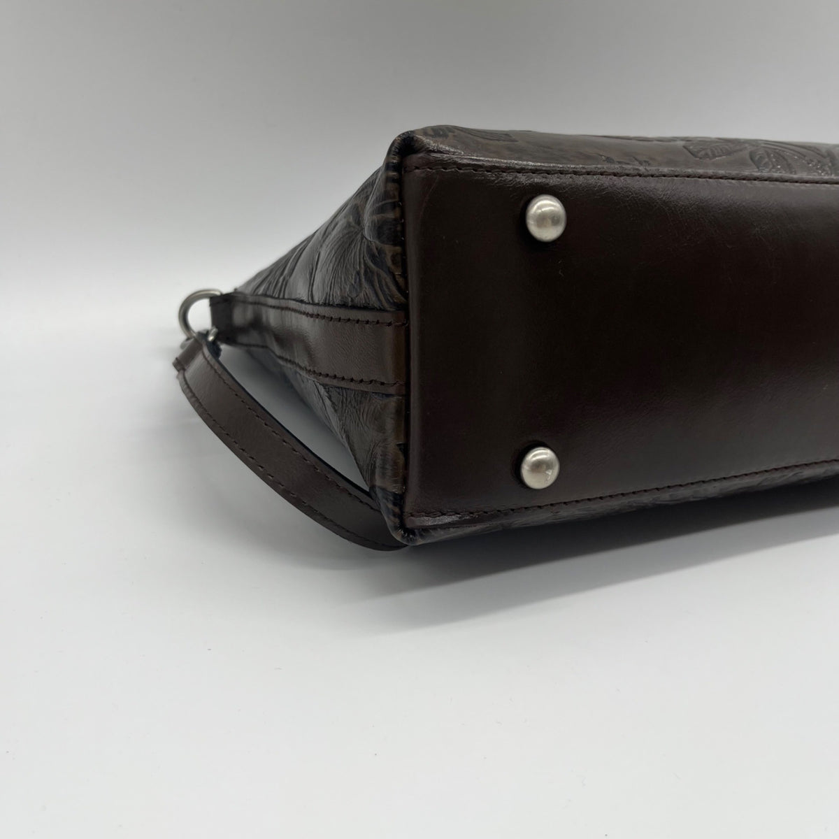 Patricia Nash  Betta Brown Leather Crossbody Bag
