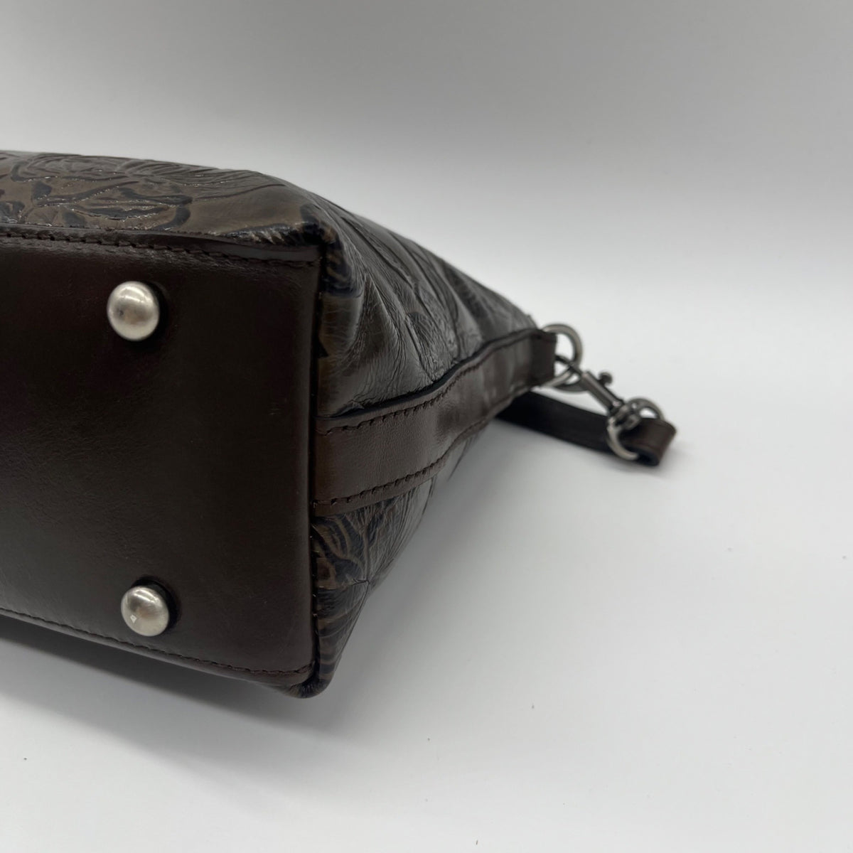 Patricia Nash  Betta Brown Leather Crossbody Bag