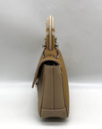Burberry Beige Leather DK88 Top Handle Crossbody Bag