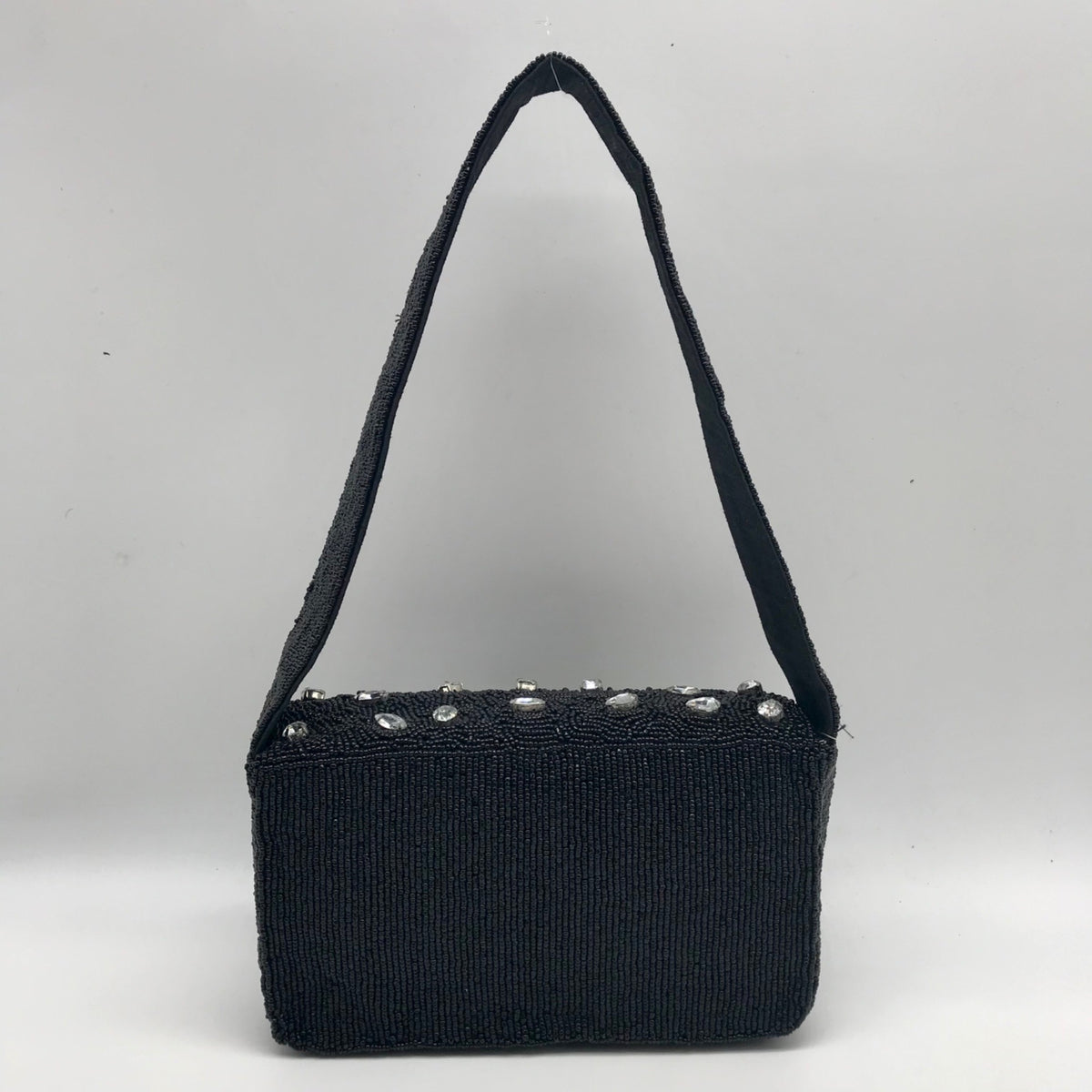 On 34th Black Beaded Shoulder Bag