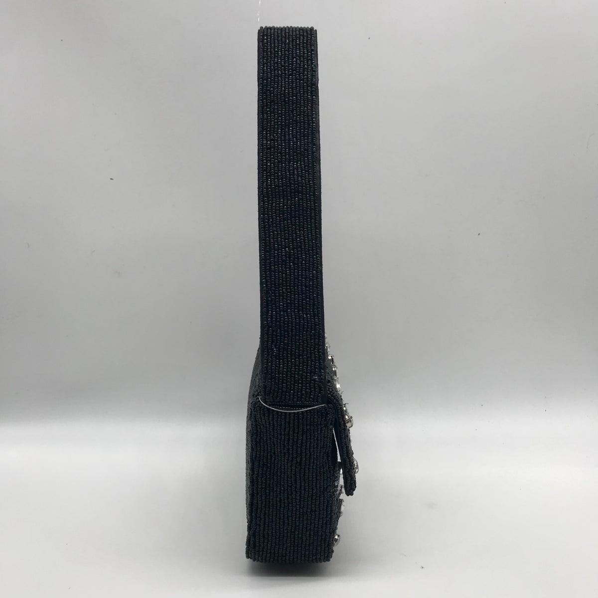 On 34th Black Beaded Shoulder Bag