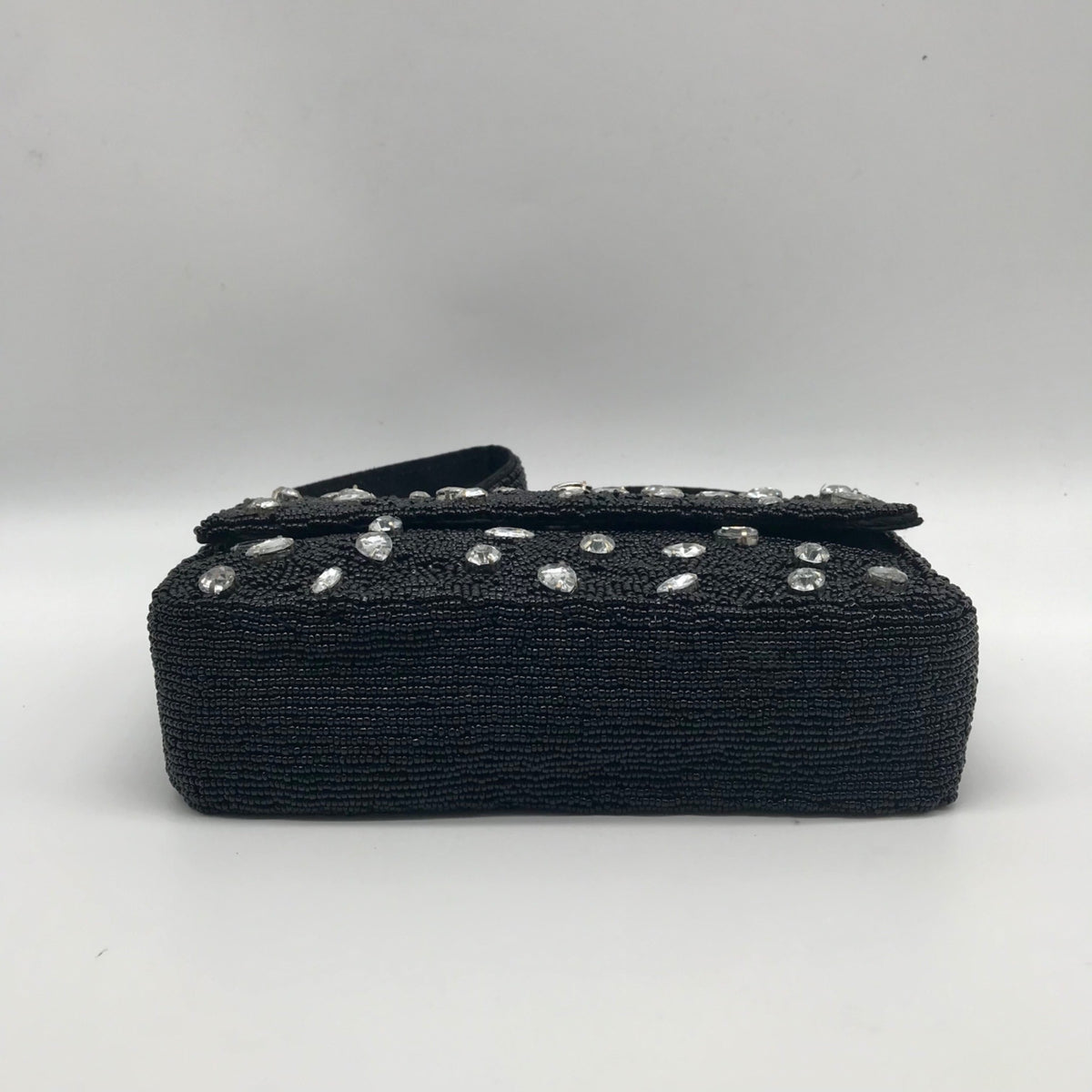 On 34th Black Beaded Shoulder Bag
