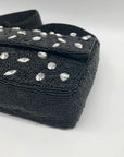 On 34th Black Beaded Shoulder Bag
