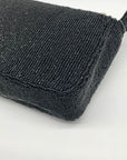 On 34th Black Beaded Shoulder Bag