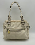Coach White Soho Leather Satchel