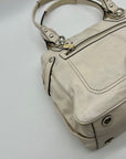 Coach White Soho Leather Satchel
