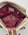 Coach White Soho Leather Satchel