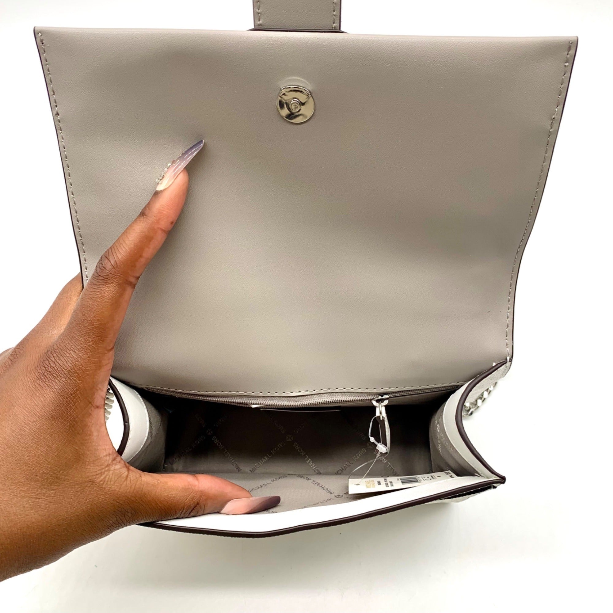 Michael Kors Greenwich Color-Block Coated Canvas Crossbody Bag