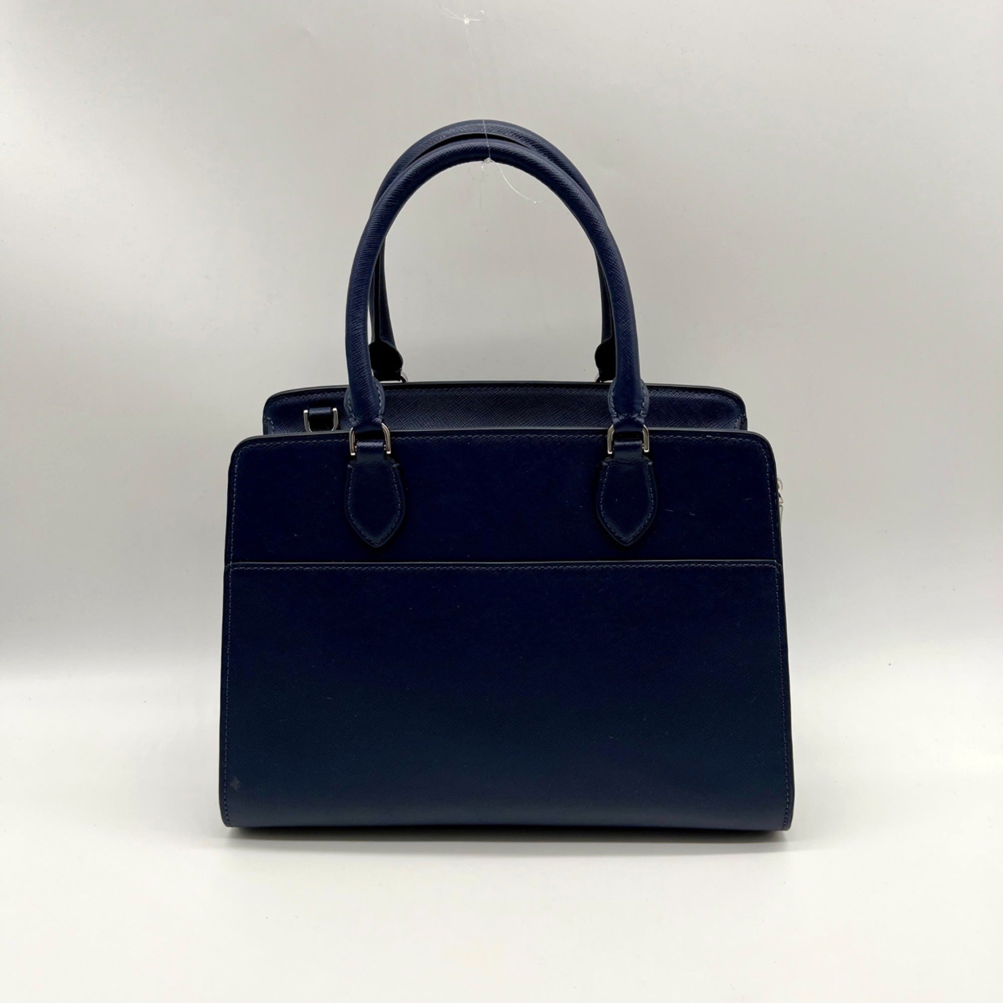 Kate Spade Blue Medium Saffiano Leather Satchel Bag