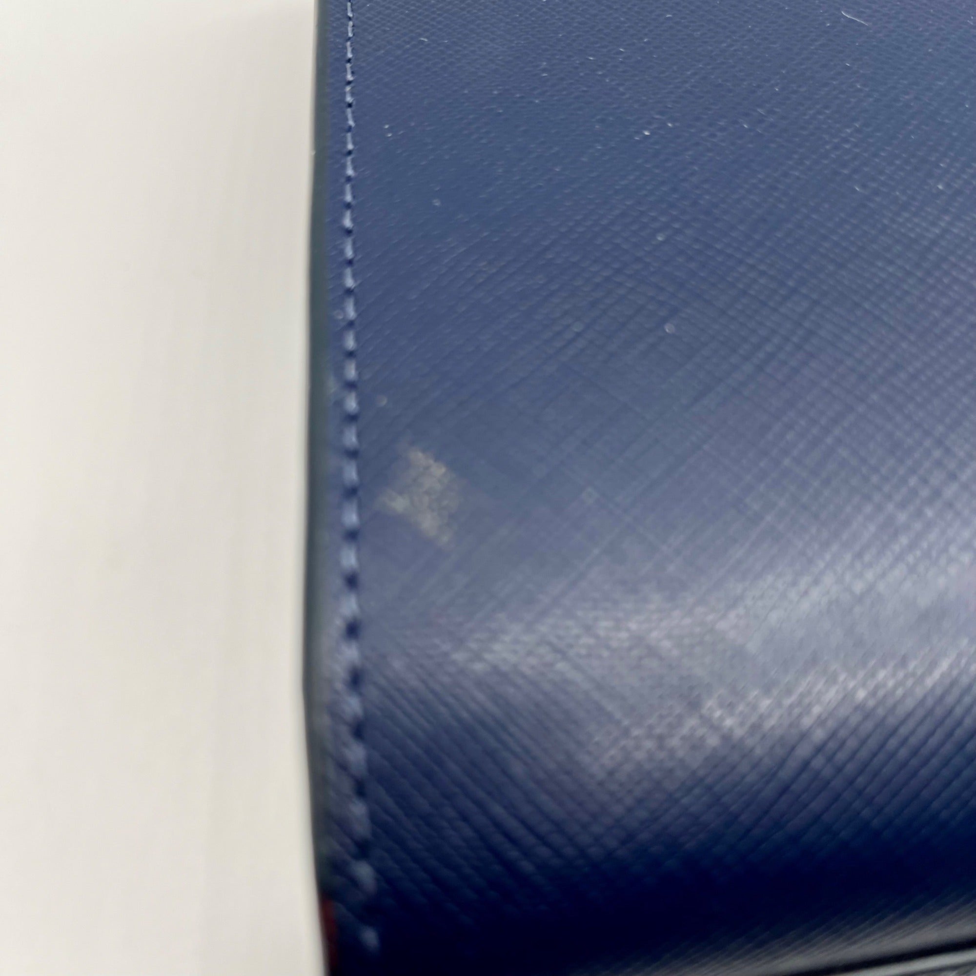 Kate Spade Blue Medium Saffiano Leather Satchel Bag