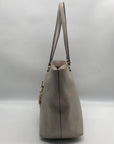 Coach Grey Leather Town Car Tote Bag