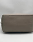 Coach Grey Leather Town Car Tote Bag