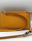 Michael Kors Sun Yellow Saffiano Leather Jet Set Travel Convertible Crossbody