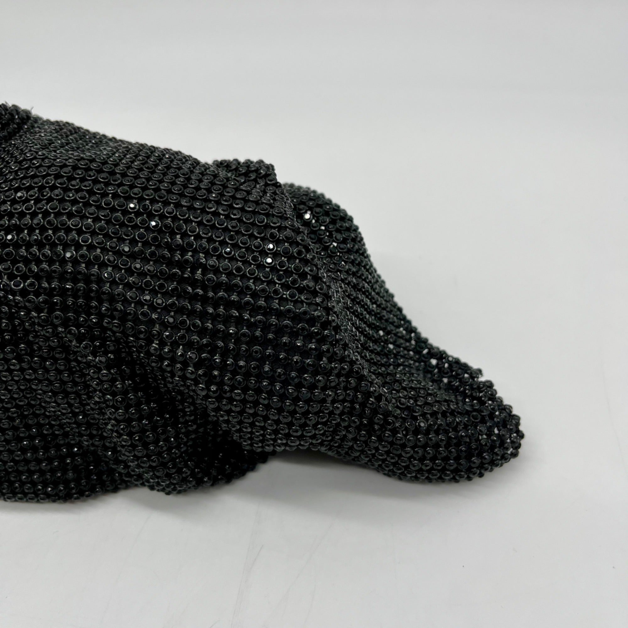 I.N.C International Concepts Black Mesh Pleated Clutch