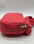 Kate Spade Pink Pebbled Leather Camera Crossbody Bag