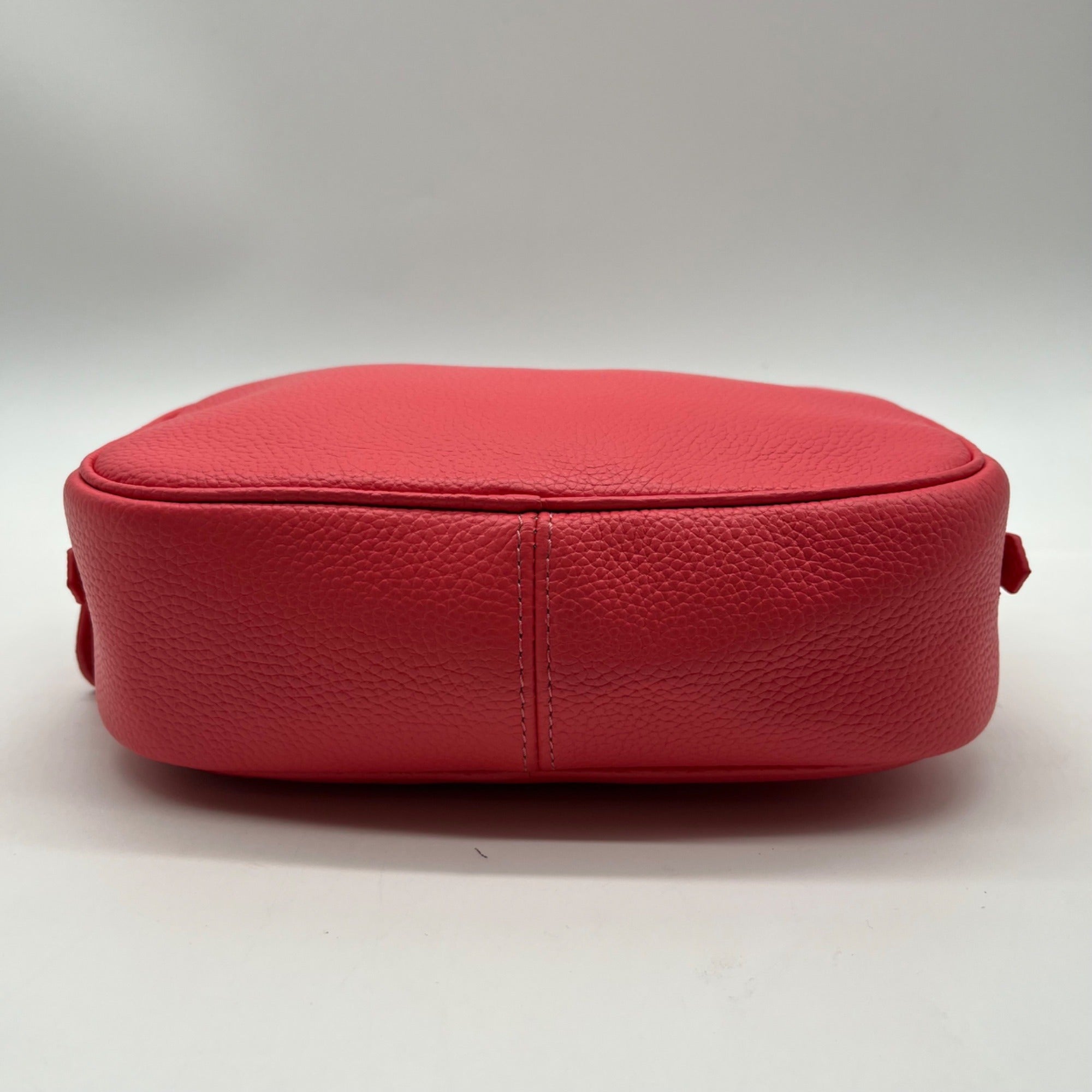 Kate Spade Pink Pebbled Leather Camera Crossbody Bag