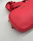 Kate Spade Pink Pebbled Leather Camera Crossbody Bag