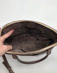 Kate Spade Neutral Colorblock Leather Payton Dome Satchel