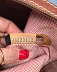 Dooney & Bourke Blue Monogram Canvas Gretta Hobo Bag