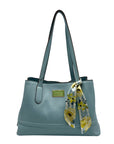 Nanette Lepore Ice Blue Kassandra Triple Section Shoulder Bag