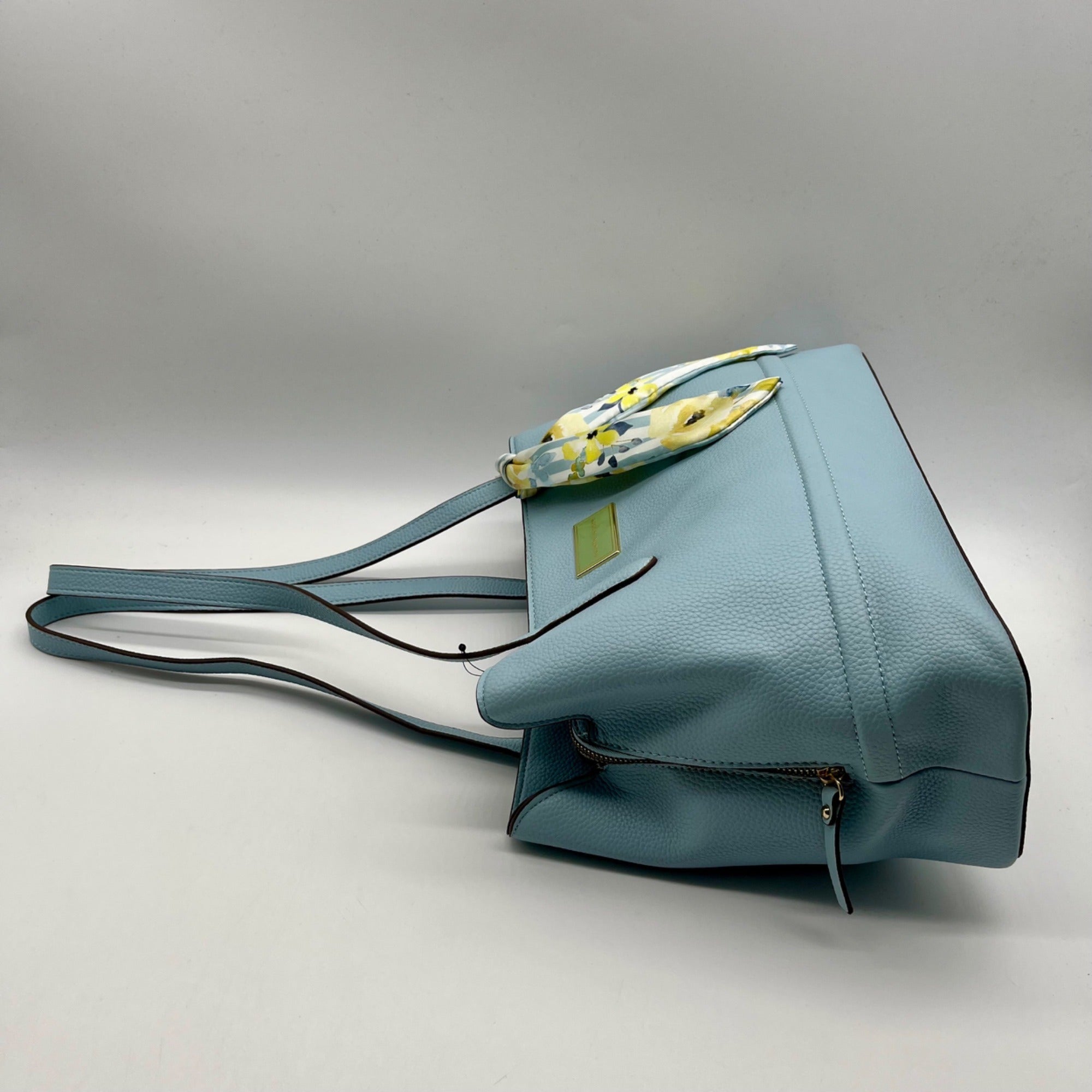 Nanette Lepore Ice Blue Kassandra Triple Section Shoulder Bag