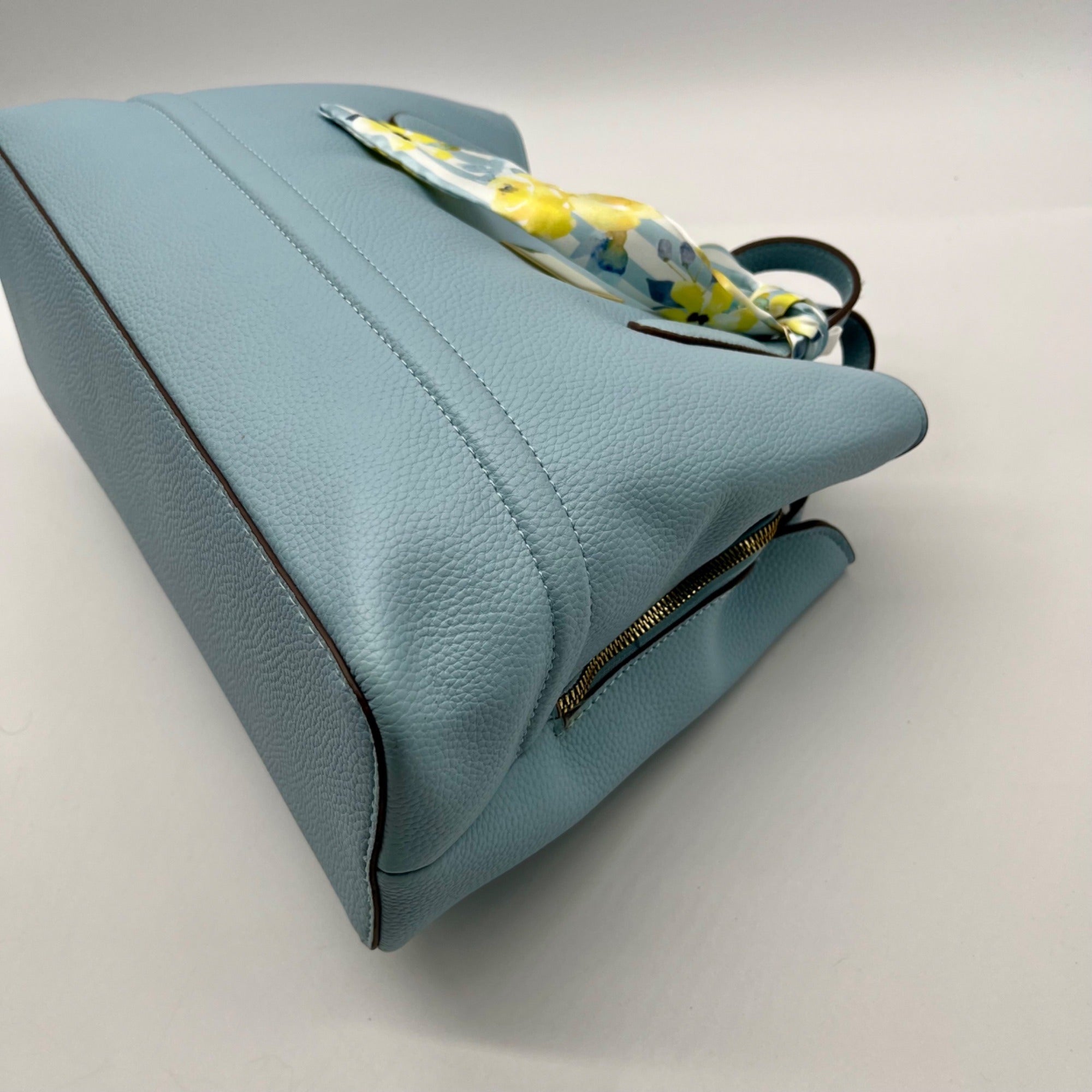 Nanette Lepore Ice Blue Kassandra Triple Section Shoulder Bag