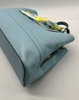 Nanette Lepore Ice Blue Kassandra Triple Section Shoulder Bag