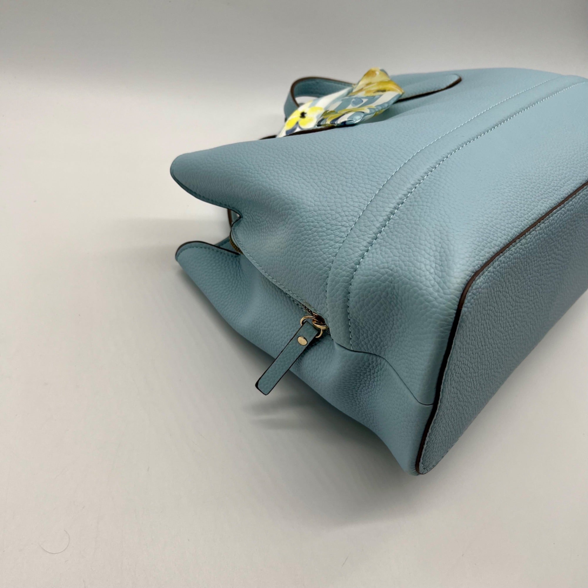 Nanette Lepore Ice Blue Kassandra Triple Section Shoulder Bag