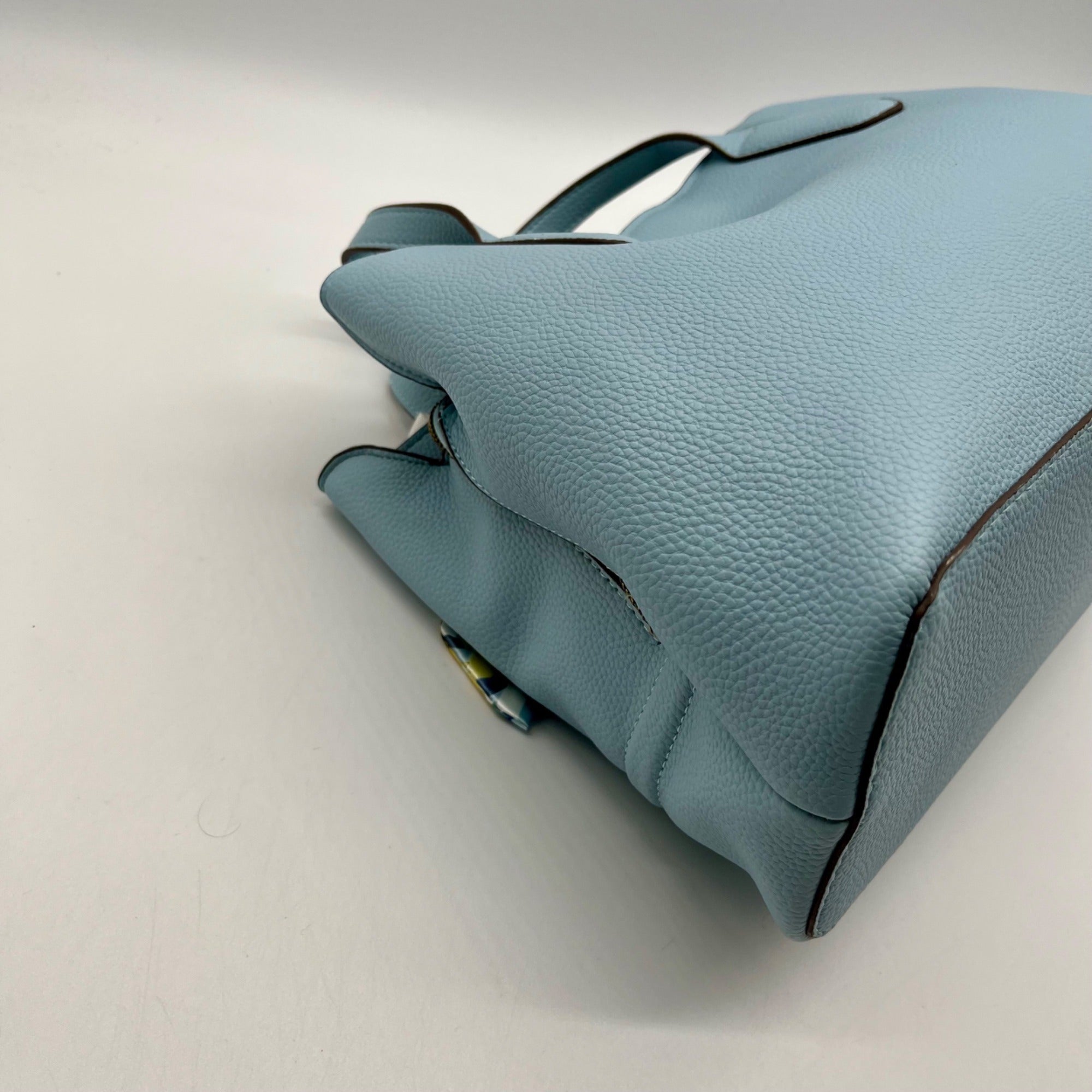 Nanette Lepore Ice Blue Kassandra Triple Section Shoulder Bag