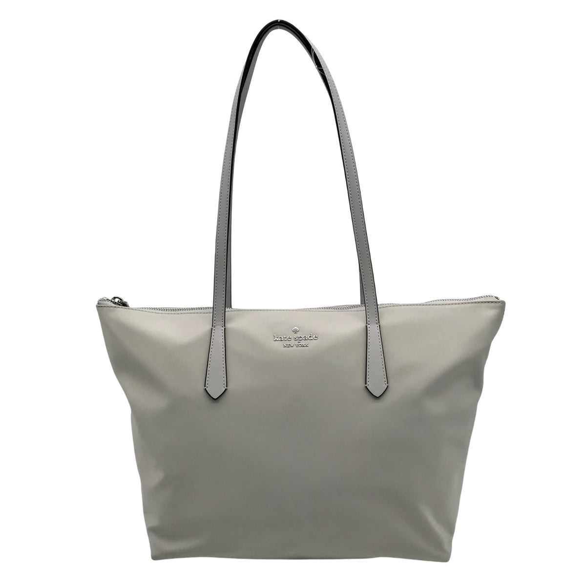Kate Spade Nimbus Grey Nylon Kitt Tote Bag