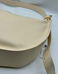 Arezzo Beige Leather Shoulder Bag
