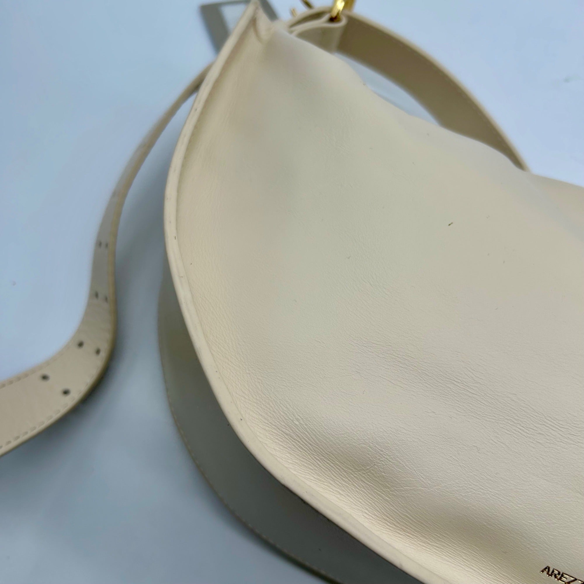 Arezzo Beige Leather Shoulder Bag