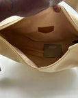 Arezzo Beige Leather Shoulder Bag