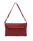 Maison Pourchet Red Leather Crossbody Bag