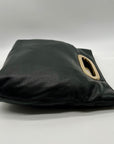 Michael Kors Black Leather Berkley Clutch
