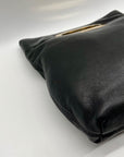 Michael Kors Black Leather Berkley Clutch