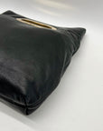 Michael Kors Black Leather Berkley Clutch