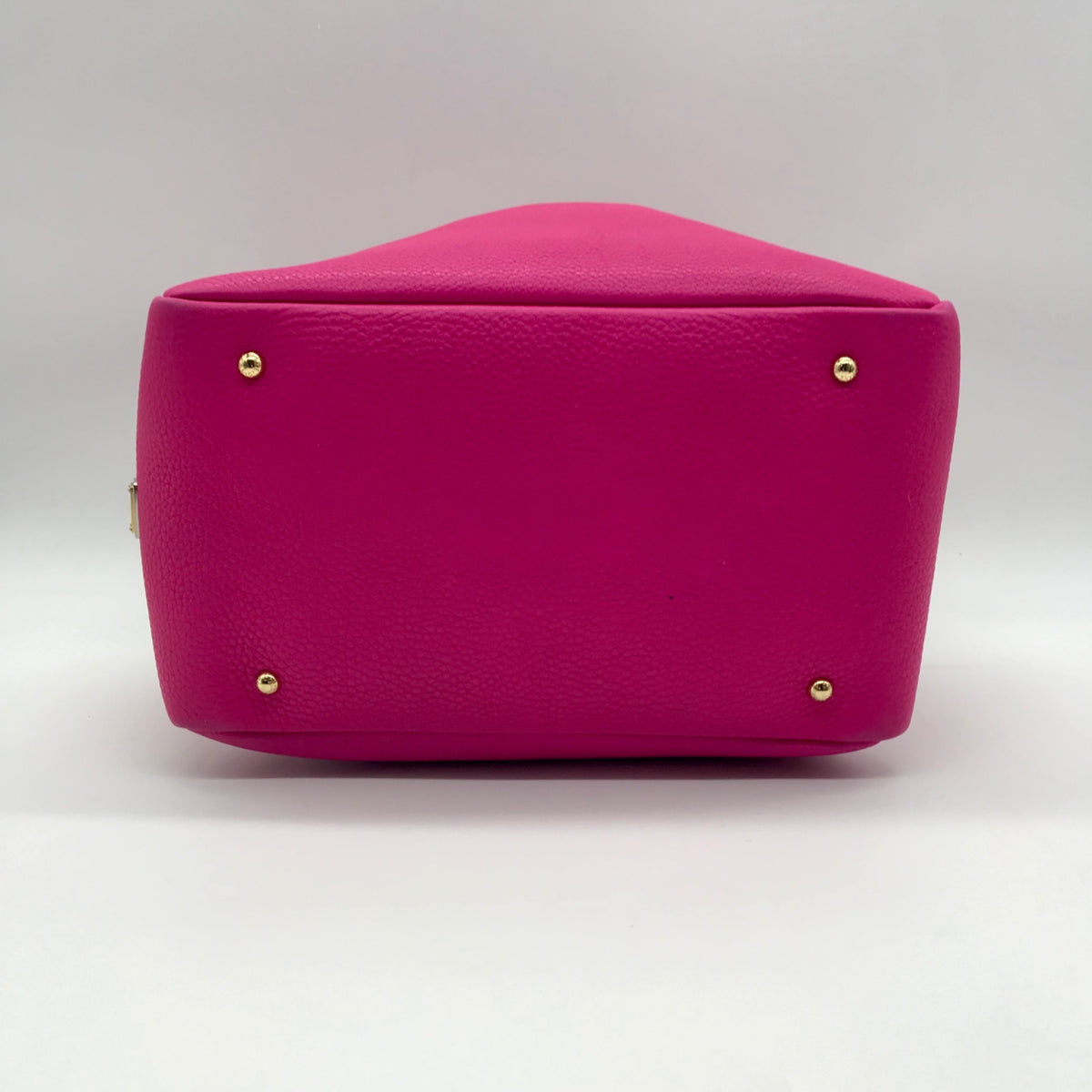 Dolce &amp; Gabbana Pink Pebbled Leather Satchel Bag