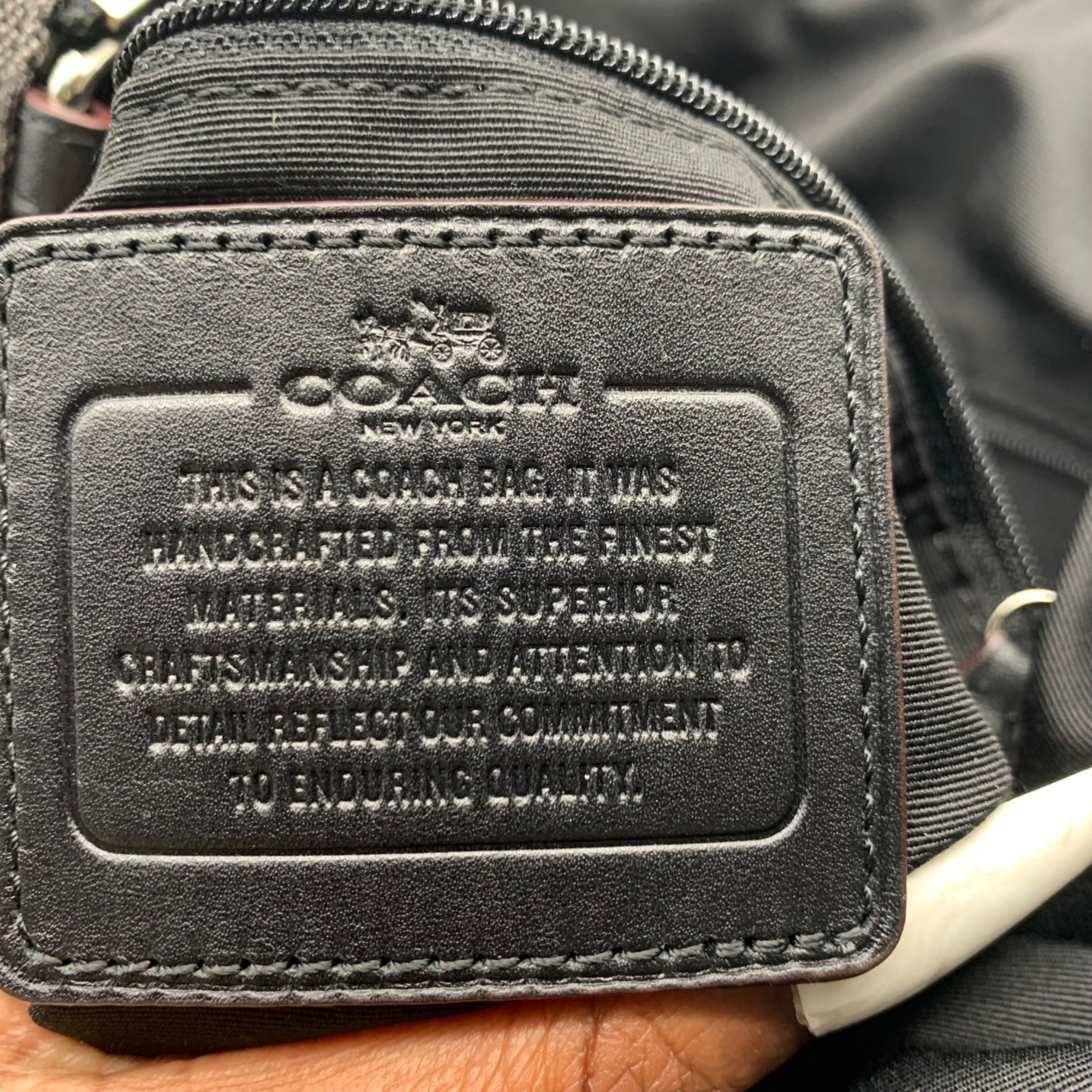Coach Grey Signature Canvas Tote Bag