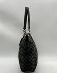 Coach Grey Signature Canvas Tote Bag