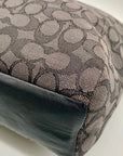 Coach Grey Signature Canvas Tote Bag