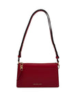 Michael Kors Empire Crimson Red Leather Convertible Crossbody - NWT