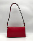 Michael Kors Empire Crimson Red Leather Convertible Crossbody - NWT