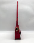 Michael Kors Empire Crimson Red Leather Convertible Crossbody - NWT