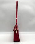 Michael Kors Empire Crimson Red Leather Convertible Crossbody - NWT