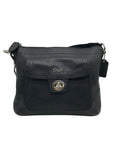 Coach Black Leather Poppy Crossbody Bag