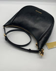 Michael Kors Black Leather Cheryl Messenger Bag - NWT