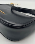 Michael Kors Black Leather Cheryl Messenger Bag - NWT