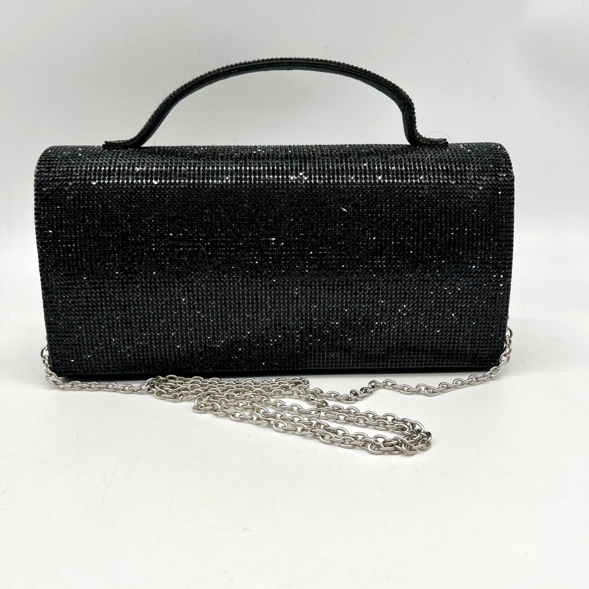 Jessica McClintock Black Diamond Crossbody Bag
